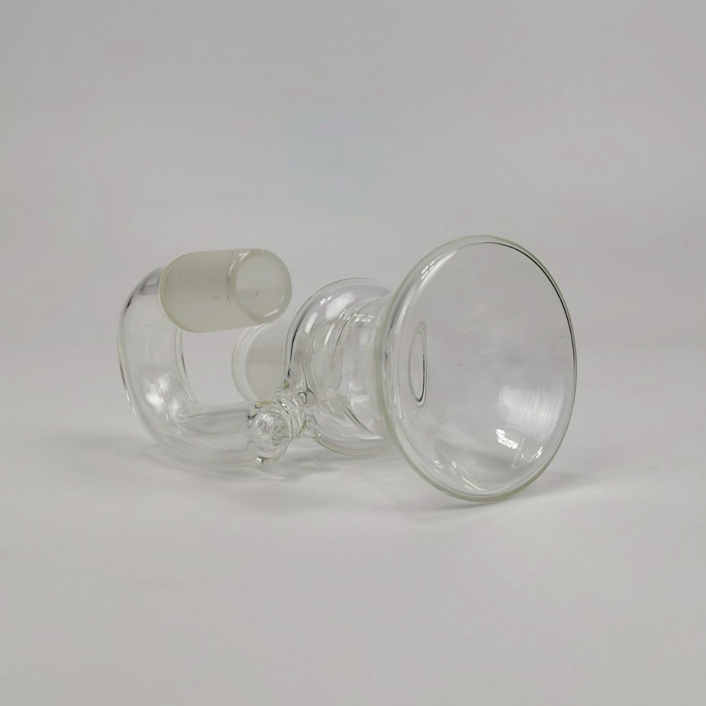 PERCULATOR | MILK BOTTLE PERCULATOR - CLEAR GLASS 14&18 MM 90 DEGREE