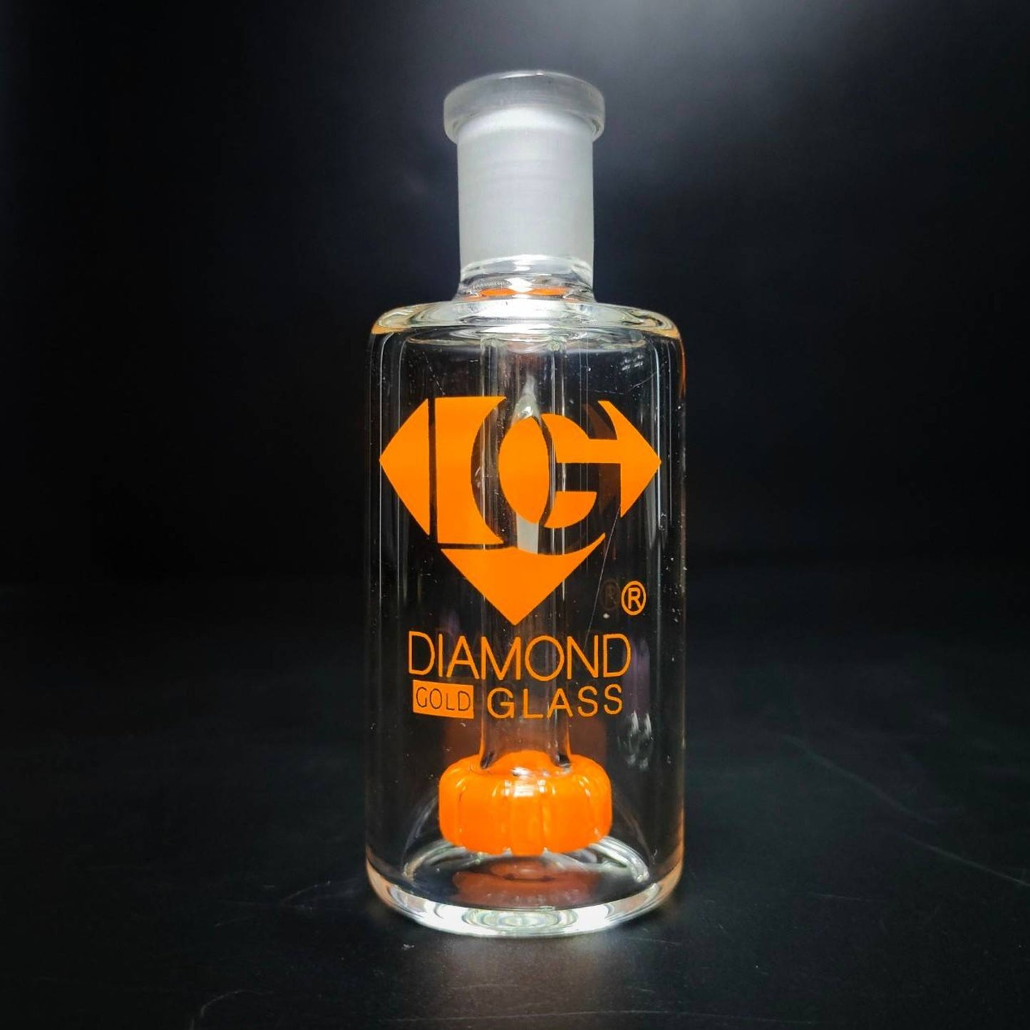 PERCULATOR | DIAMOND GOLD GLASS 1 ARM PERCULATOR 14 MM 45 DEGREE