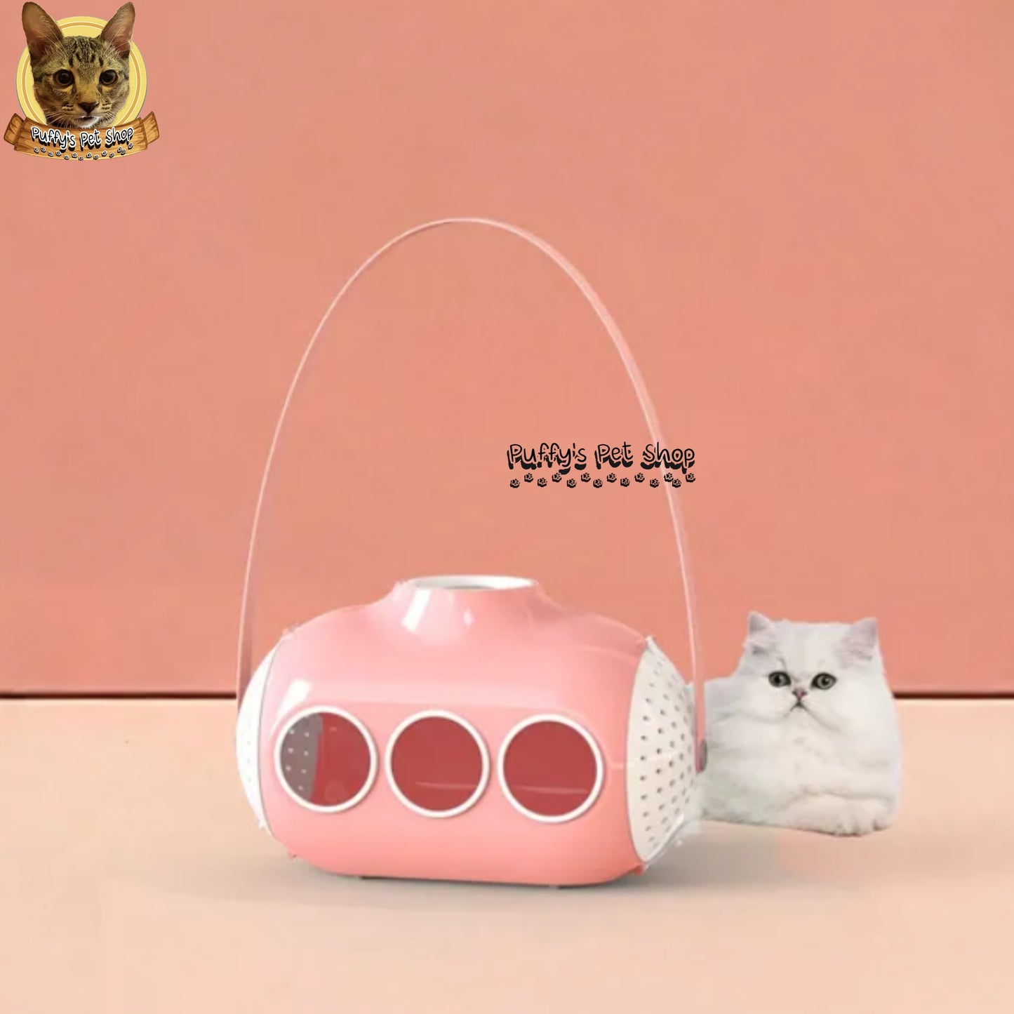 Puffy's Pet Shop | Submarine Cat Bag Honeycare Xiaomi กระเป๋าแมวทรงเรือดำน้ำ  ขนาด 48.5 x 23 x 31.5 ซม.