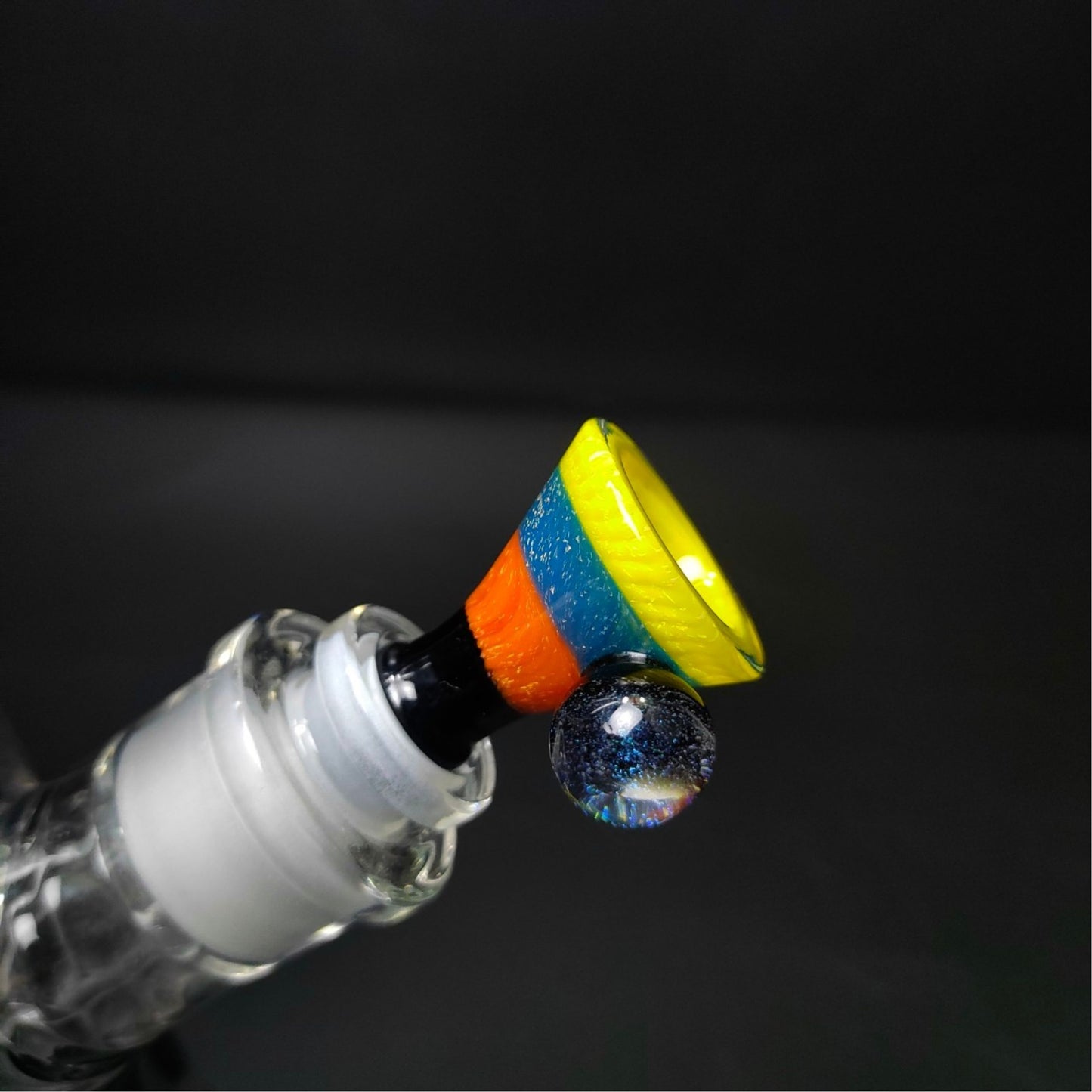 GLASS BOWL | PSYCHEDELIC FUNKY RETRO BOWL 14 MM