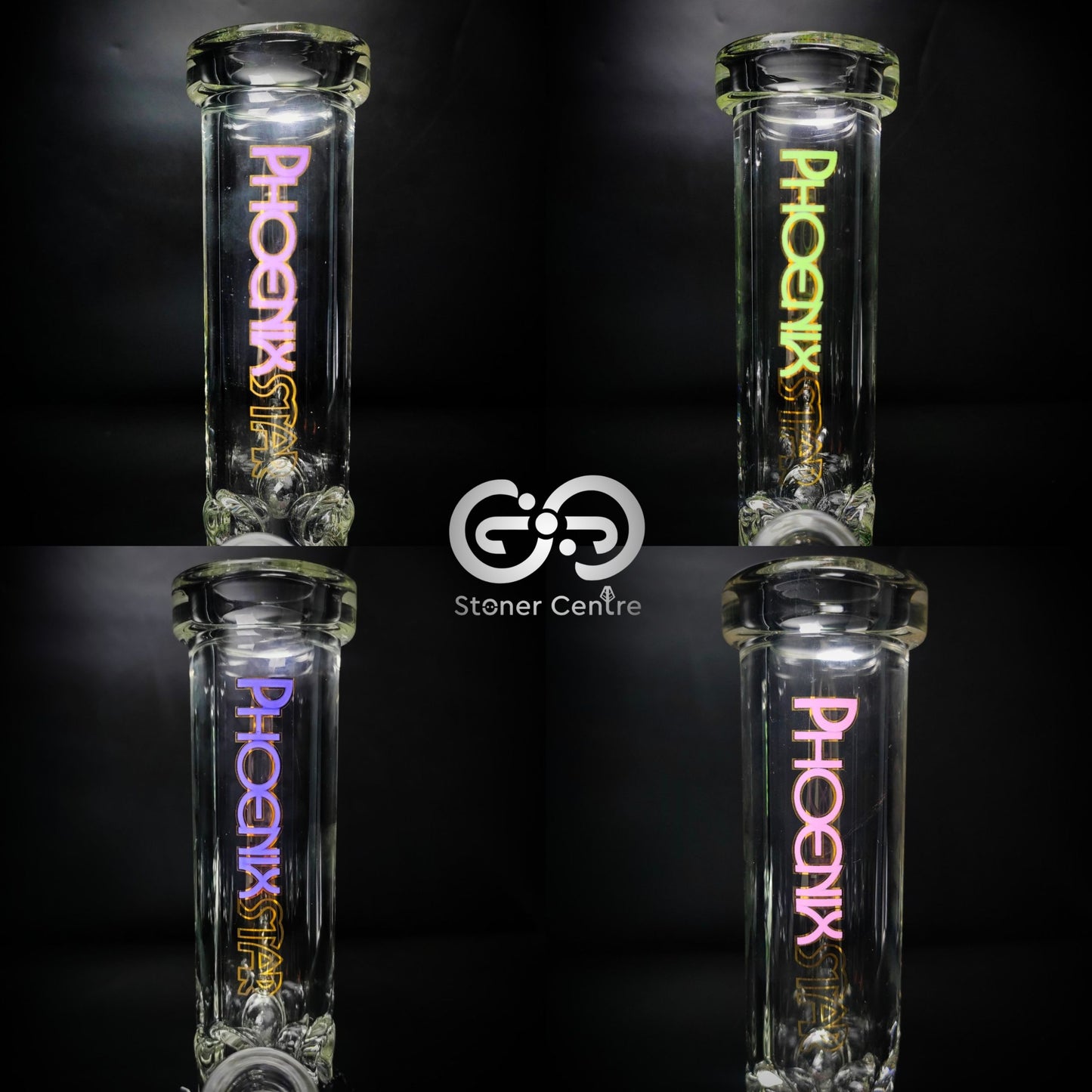Glass Bong | PHOENIX STAIGHT 12 INCHES 9MM BASE THICK THICKEN JOINT AND EXTRA HEAVY BASE