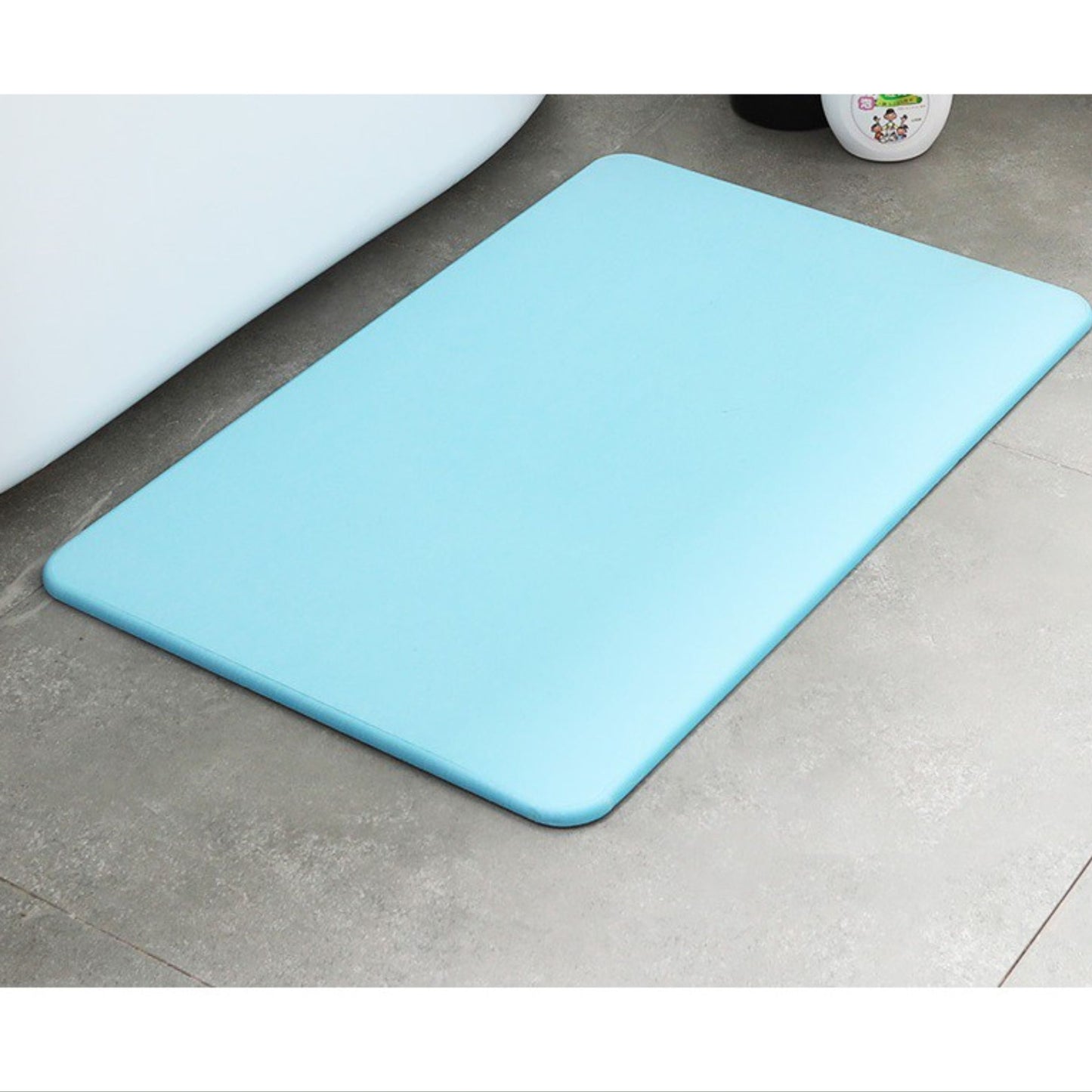 DIATOMITE  BATH MAT | พรมหินเช็ดเท้าญี่ปุ่น 390x600mm - แร่หินเช็ดเท้า พรมห้องน้ำ พรมเช็ดเท้าแร่หิน ซับน้ำดี