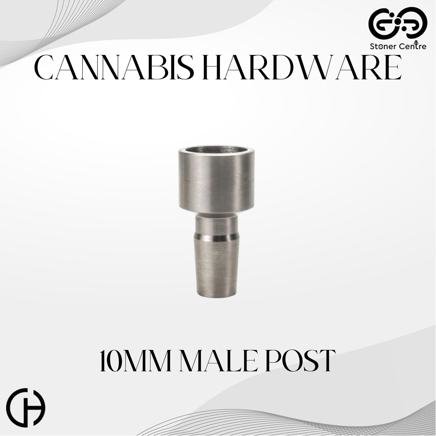 CANNABIS HARDWARE | 10MM MALE POST - YOUR NEW END GAME IS HERE FLOWERPOT
