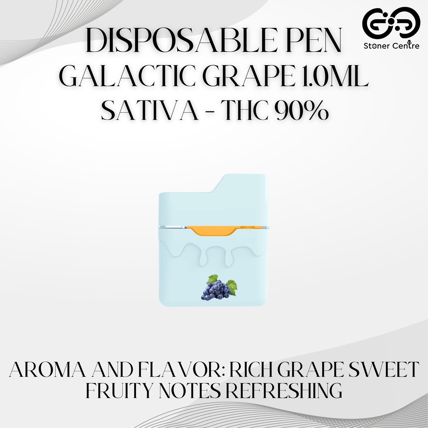 DISPOSABLE PEN 1ML. | GALACTIC GRAPE : SATIVA