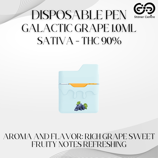 DISPOSABLE PEN 1ML. | GALACTIC GRAPE : SATIVA