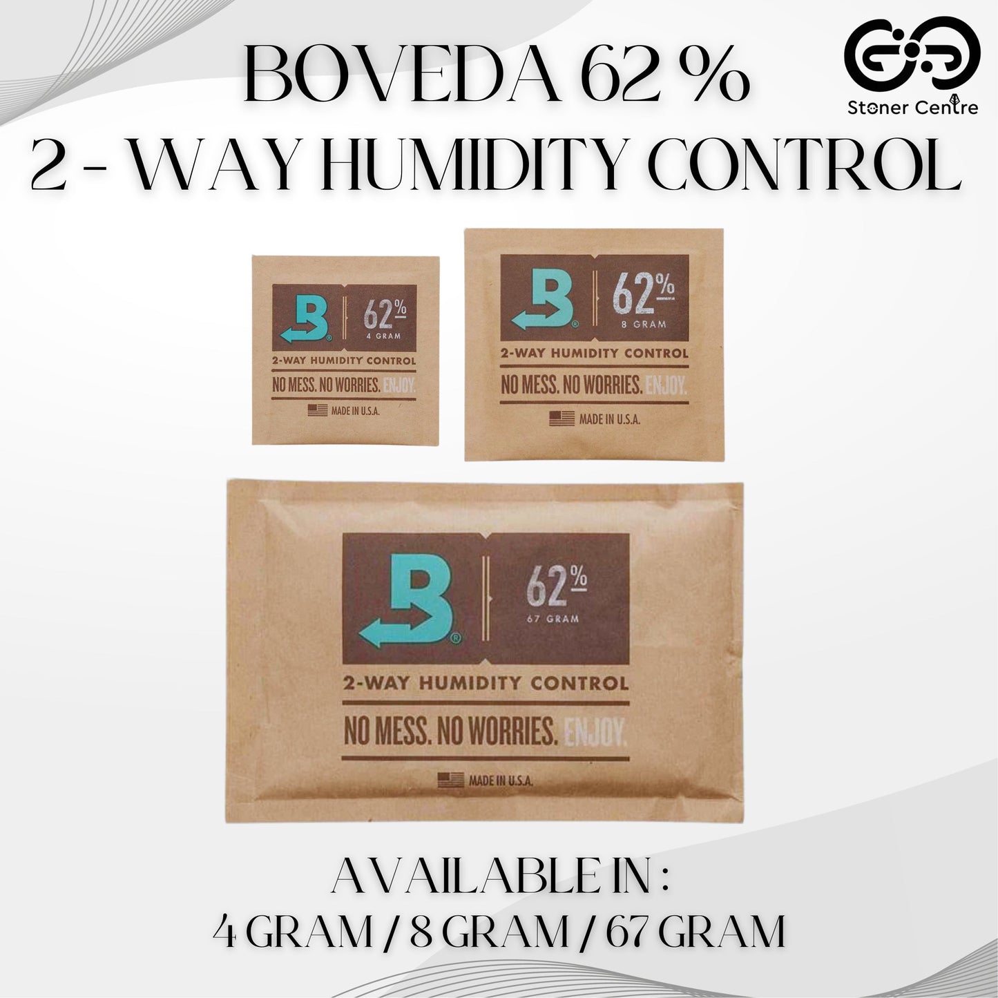 BOVEDA HUMIDITY CONTROLLER 62% RELATIVE HUMIDITY | 4, 8, 67, GRAM