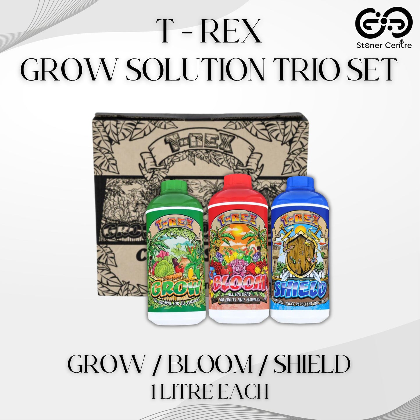 T-REX GROW SOLUTION TRIO SET