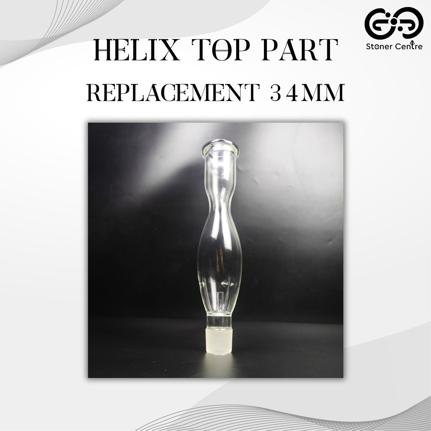 Glass Bong | HELIX TOP PART LEGO REPLACEMENT 34MM