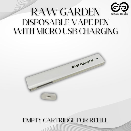 EMPTY CARTRIDGE | EMPTY RAW GARDEN DISPOSABLE VAPE PEN 1.0ML