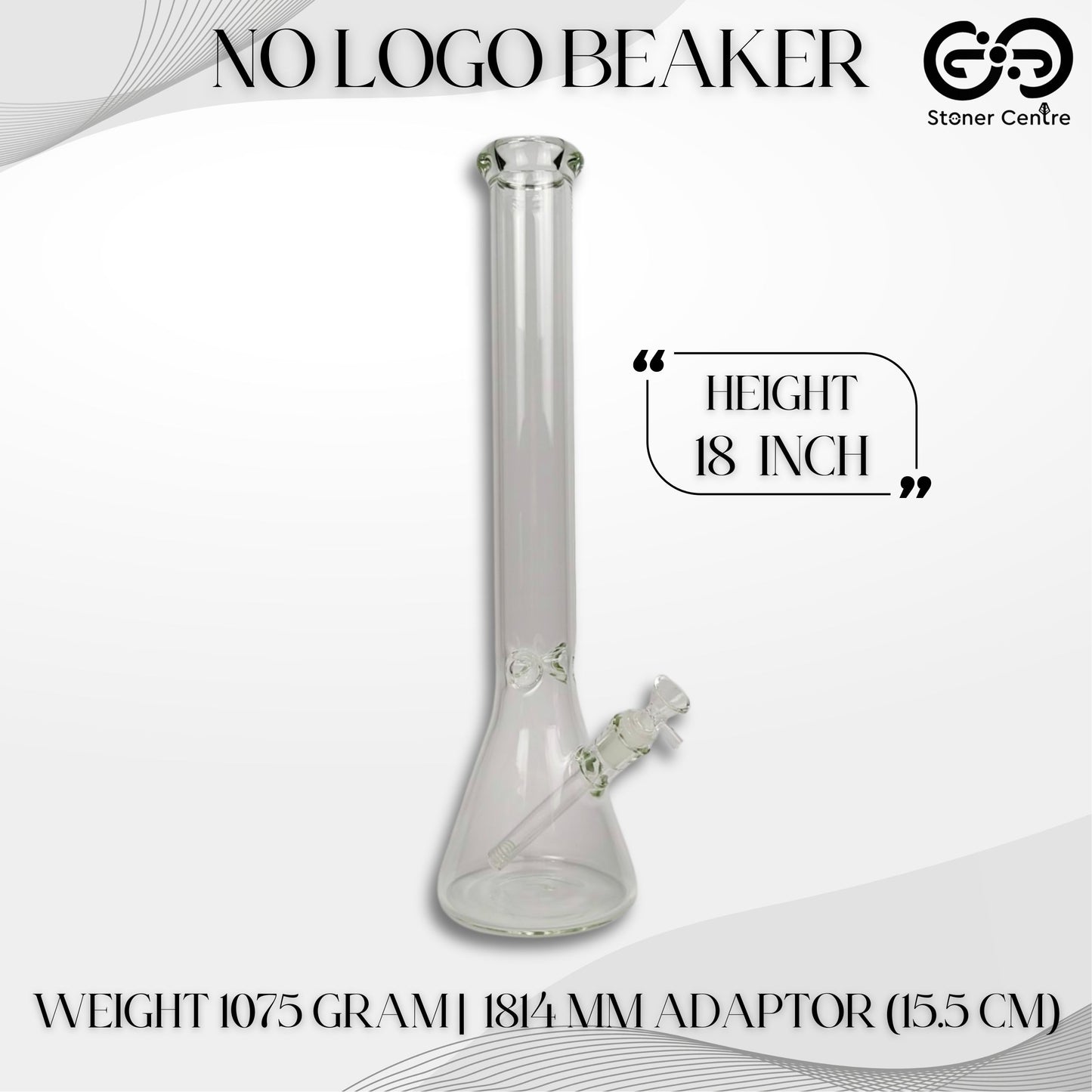 Glass Bong | NO LOGO BEAKER 18 INCH