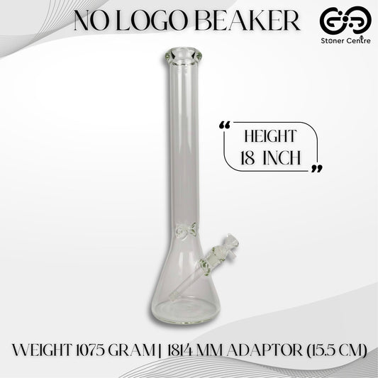 Glass Bong | NO LOGO BEAKER 18 INCH