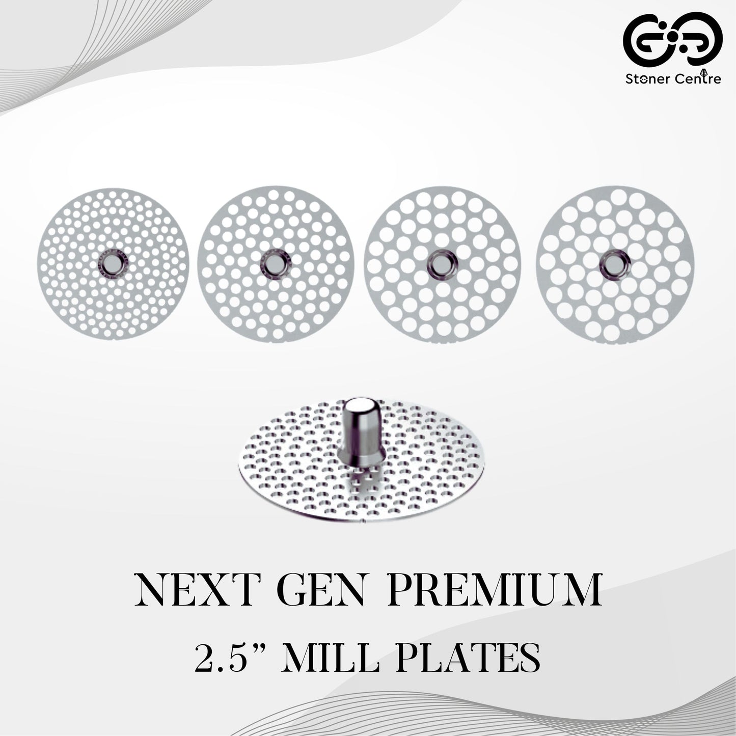 FLOWER MILL | NEXT GEN PREMIUM 2.5" MILL PLATES