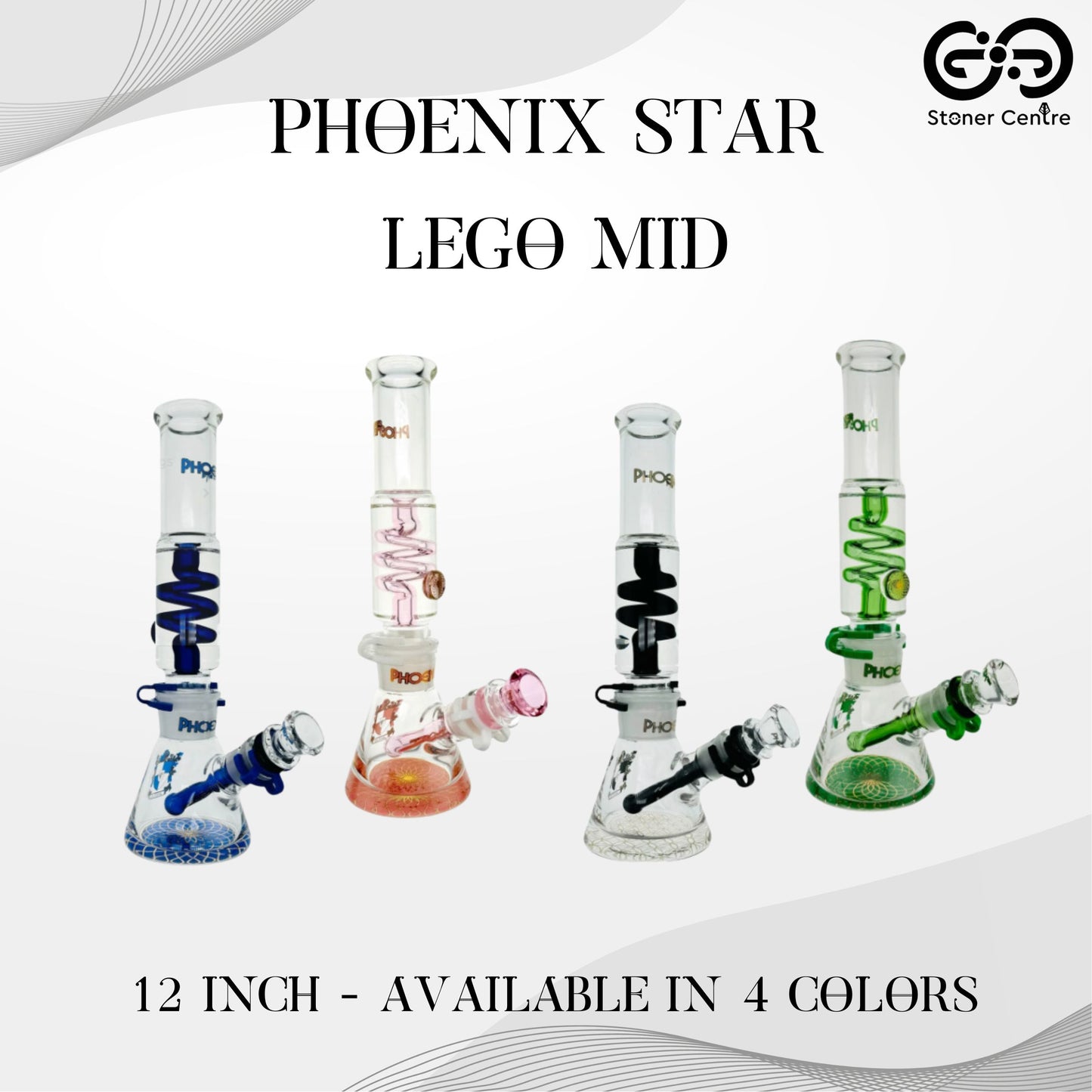 Glass Bong | PHOENIX STAR LEGO MID 12 INCH