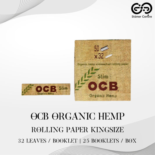 ROLLING PAPER | OCB ORGANIC HEMP KINGSIZE ROLLING PAPER