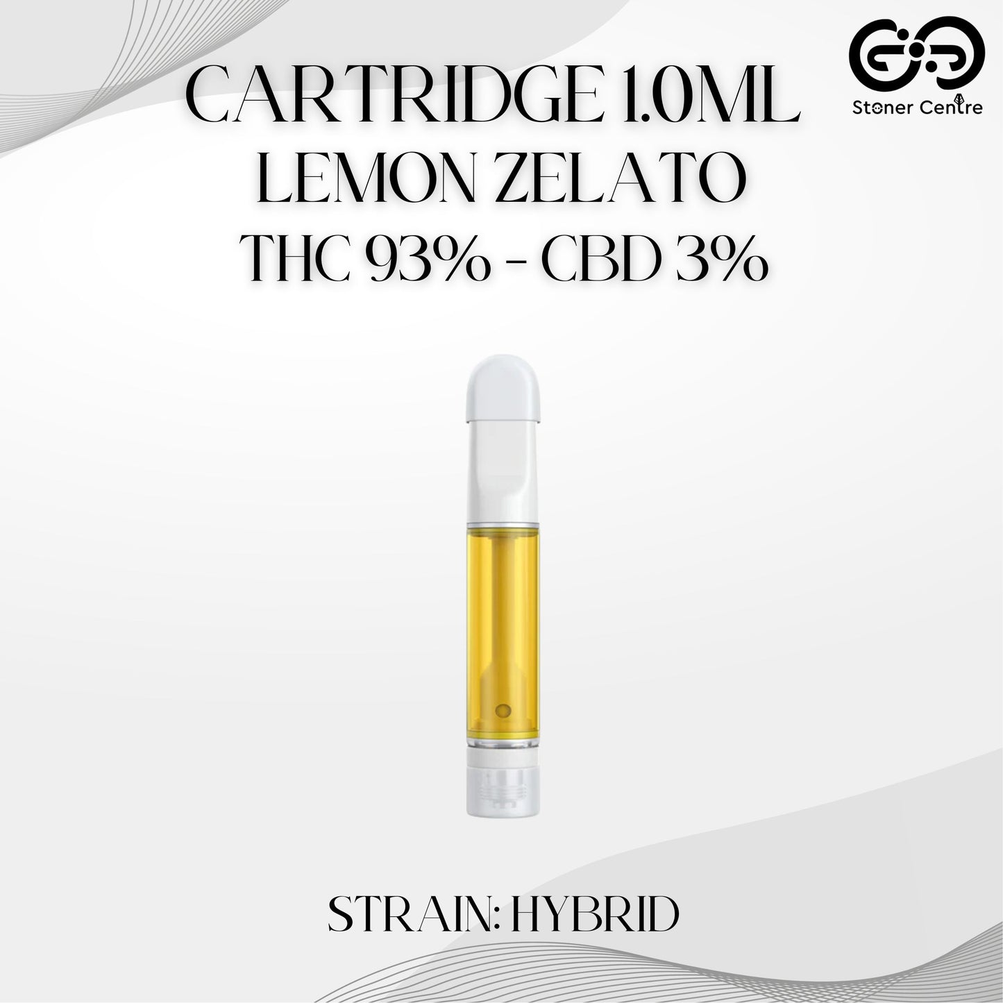 Cartridge 1.0ML | LEMON ZELATO : HYBRID (เฉพาะหัวคาร์ทไม่รวมแบต)