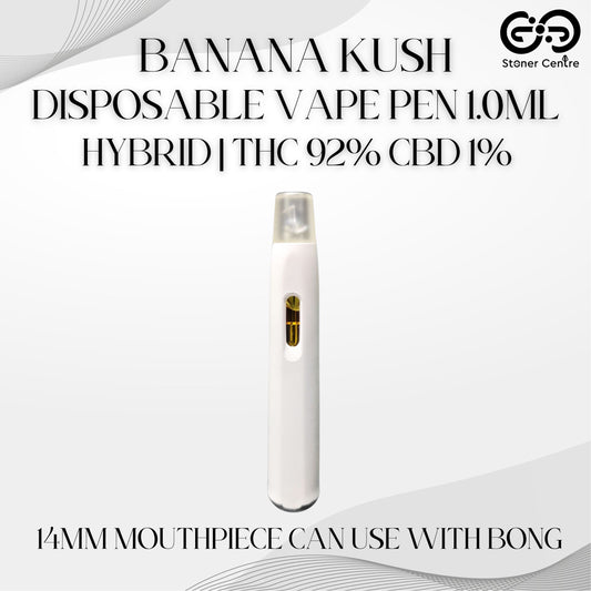 DISPOSABLE VAPE PEN 1.0ML | BANANA KUSH : HYBRID