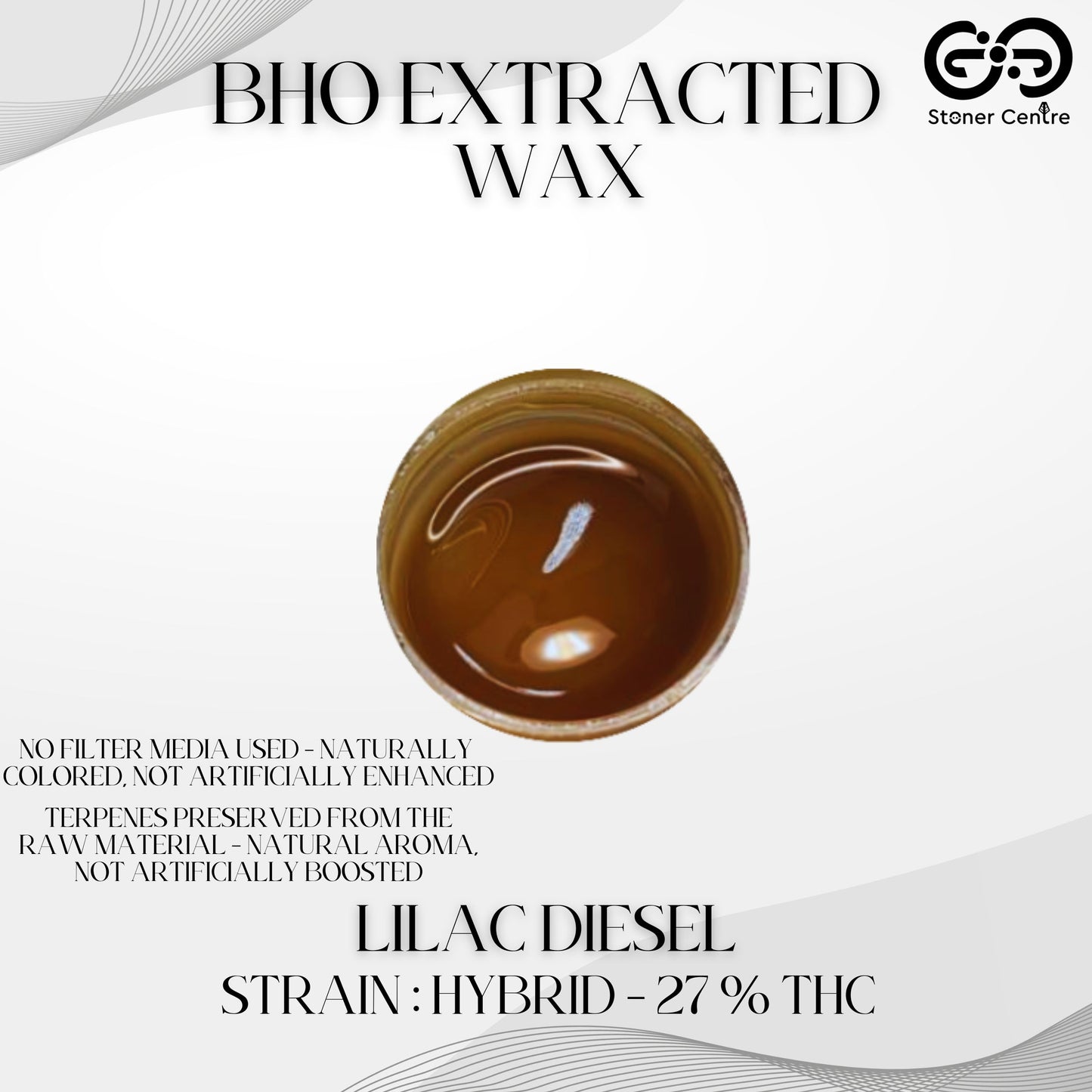 BHO EXTRACTED | WAX - LILAC DIESEL