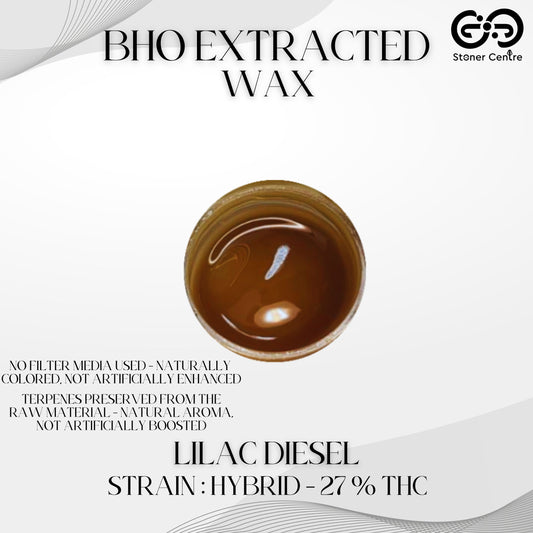 BHO EXTRACTED | WAX - LILAC DIESEL