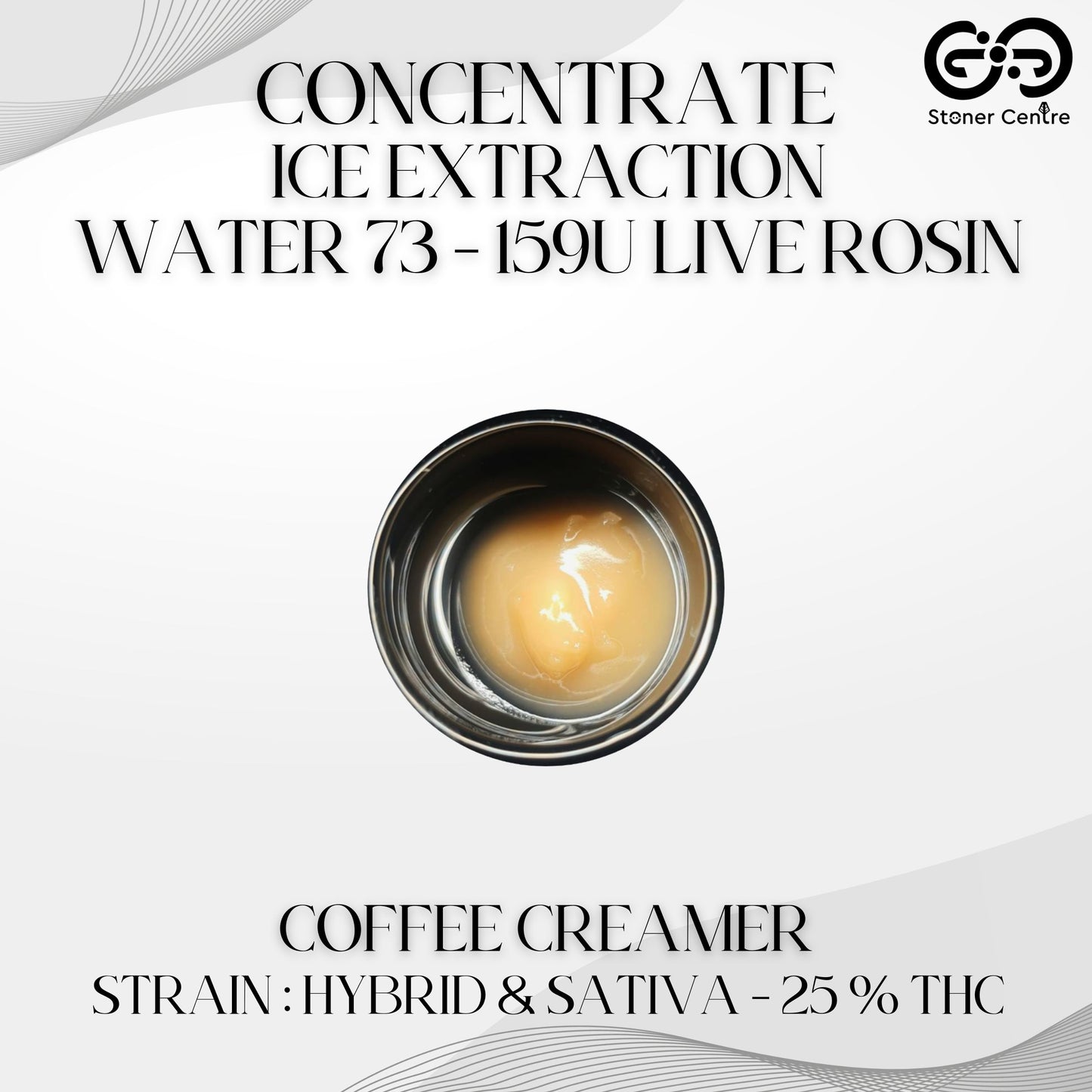CONCENTRATE - ICE EXTRACTION WATER 73 - 159U LIVE ROSIN | COFFEE CREAMER