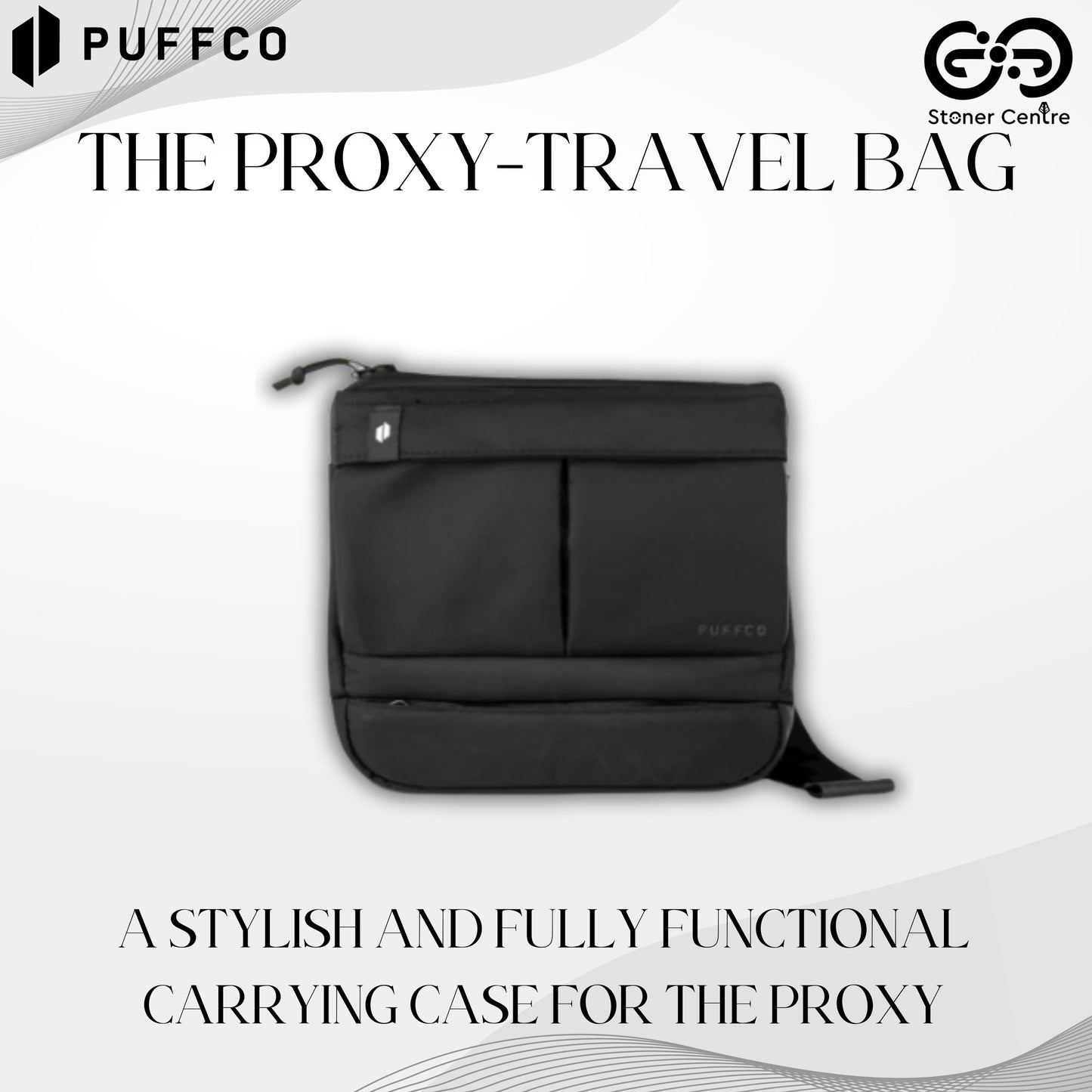 PUFFCO | THE PROXY TRAVEL BAG BLACK
