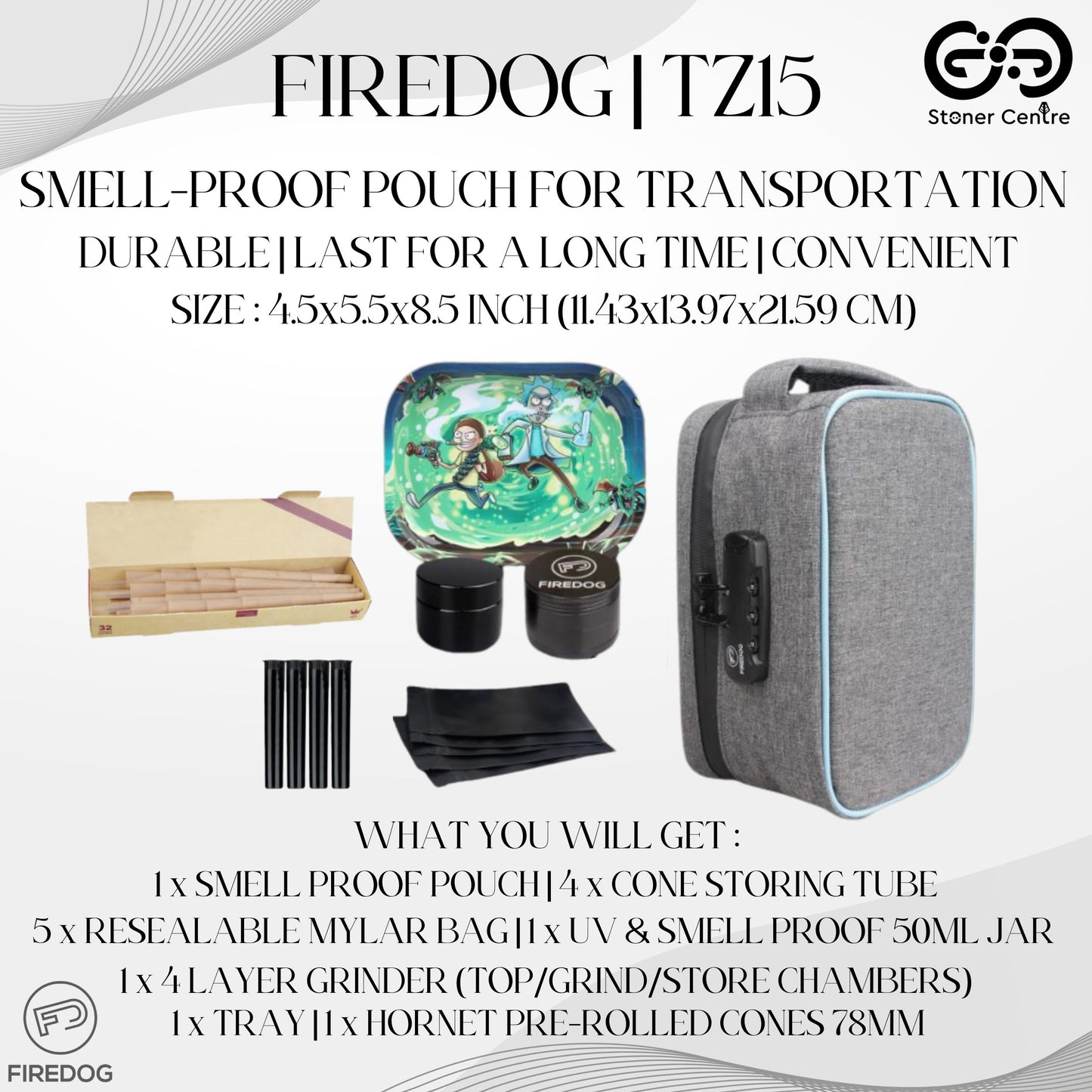 FIREDOG | TZ15 (SMELL-PROOF BAG)