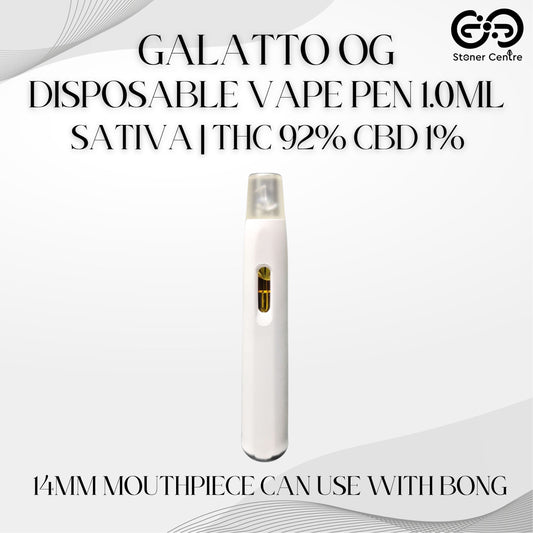 DISPOSABLE VAPE PEN 1ML. | GALATO OG : SATIVA
