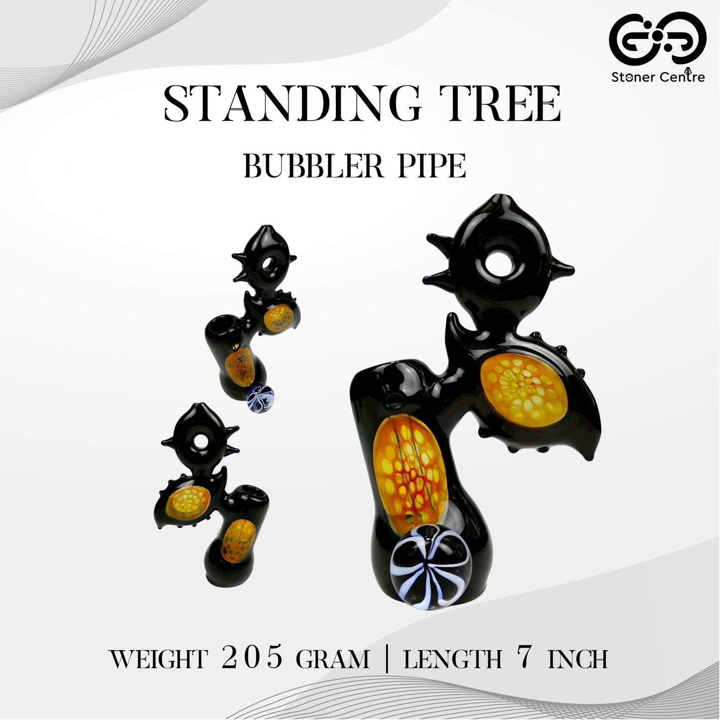 PIPE | STANDING TREE BUBBLER PIPE 7 INCH