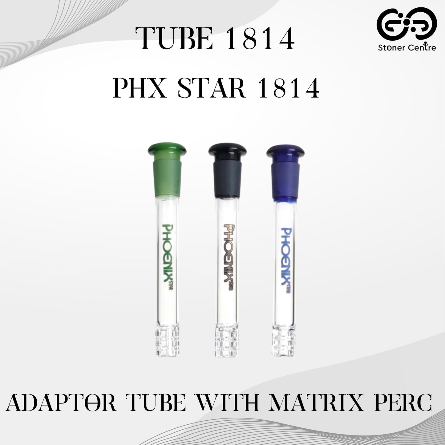 GLASS TUBE | PHOENIX STAR 1814 ADAPTOR TUBE WITH MATRIX PERC