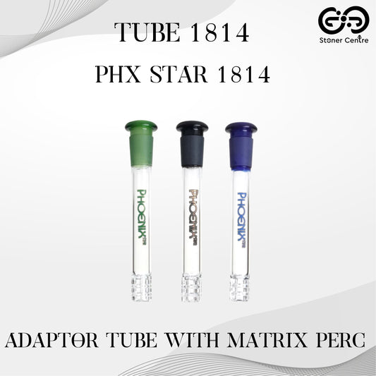 GLASS TUBE | PHOENIX STAR 1814 ADAPTOR TUBE WITH MATRIX PERC