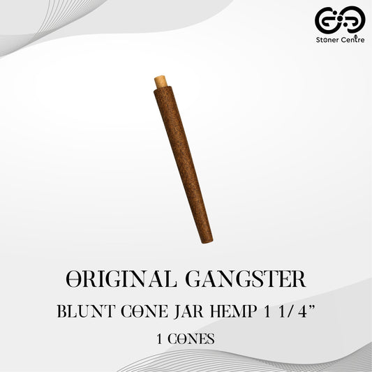 ROLLING PAPER | ORIGINAL GANGSTER BLUNT CONE JAR HEMP 1 1/4"