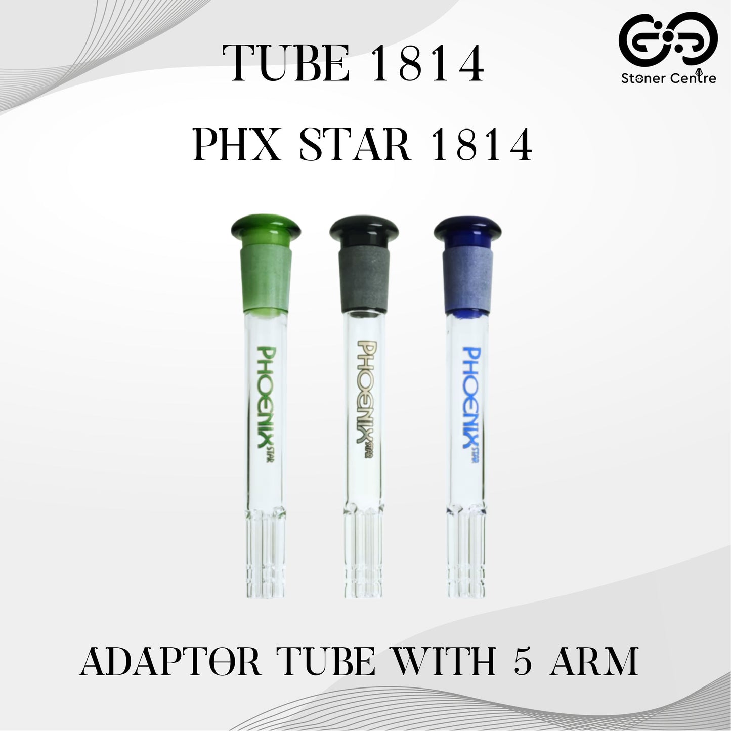 GLASS TUBE | PHOENIX STAR 1814 ADAPTOR TUBE WITH 5 ARM