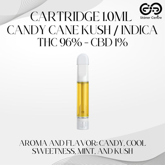 Cartridge 1.0ML | CANDY CANE KUSH : INDICA (เฉพาะหัวคาร์ทไม่รวมแบต)