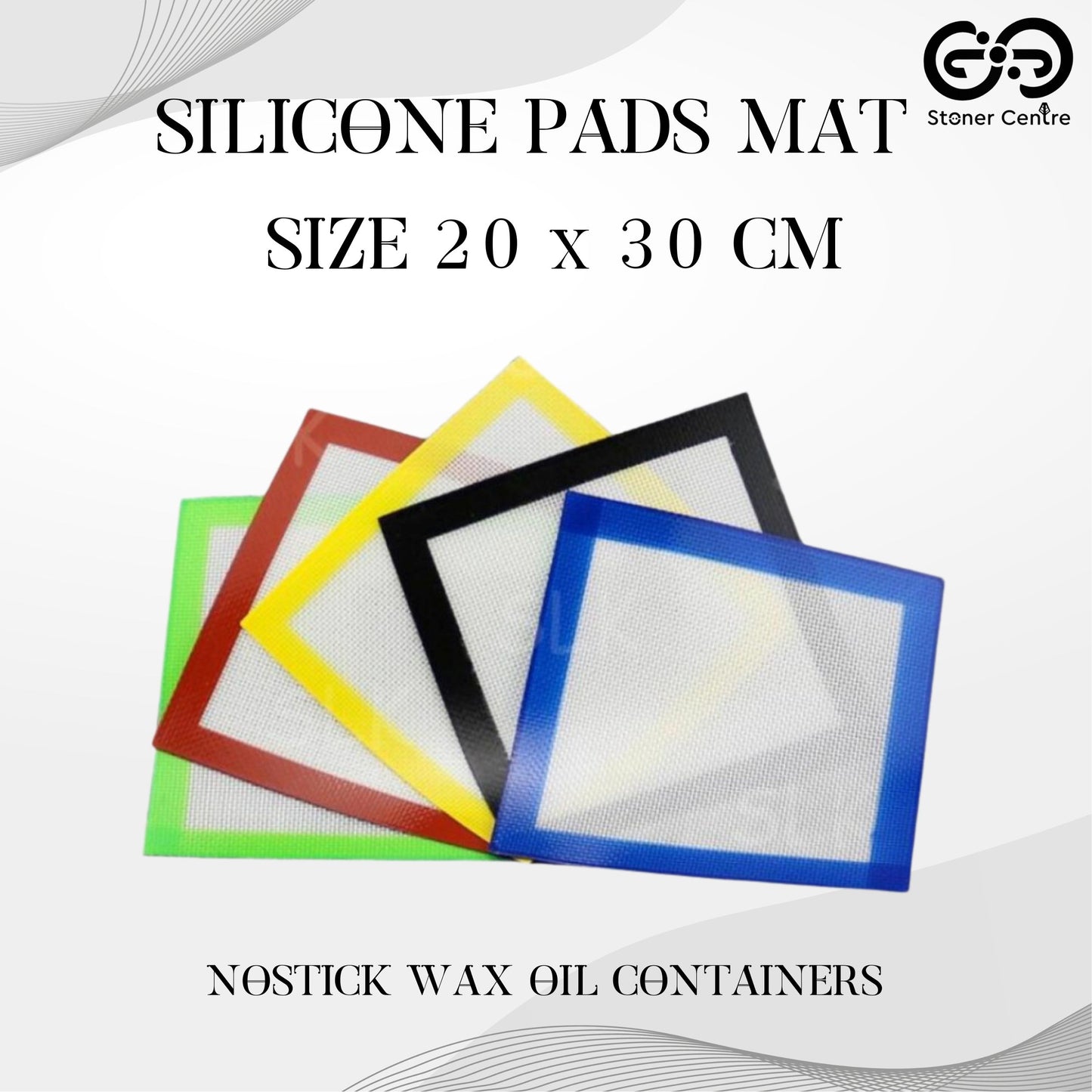 SILICONE PADS MAT NONSTICK WAX OIL CONTAINERS 20 x 30 CM