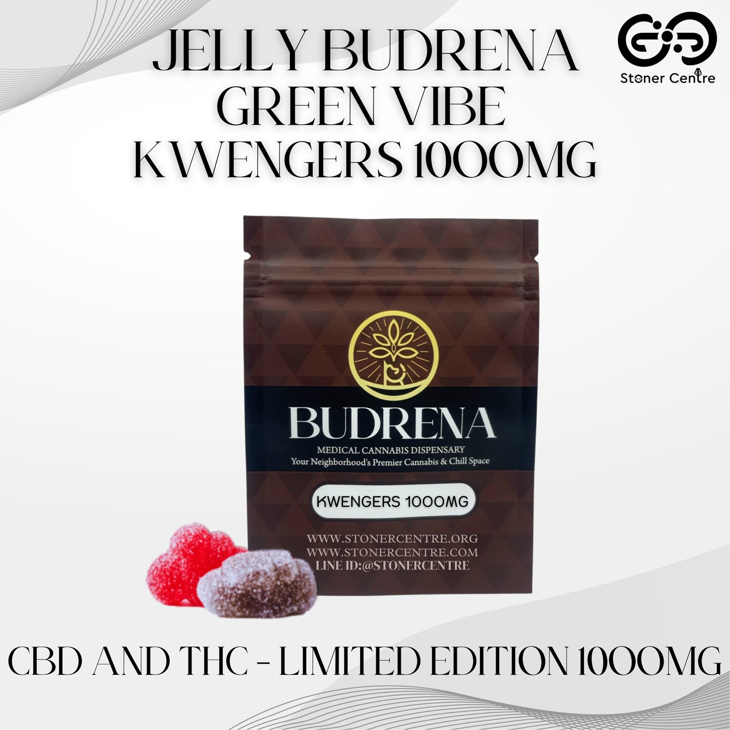 JELLY BUDRENA GREEN VIBE | KWENGERS 10OOMG