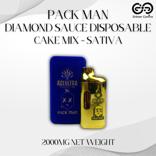 PACK MAN DIAMOND SAUCE DISPOSABLE 2.0ML | CAKE MIX - SATIVA