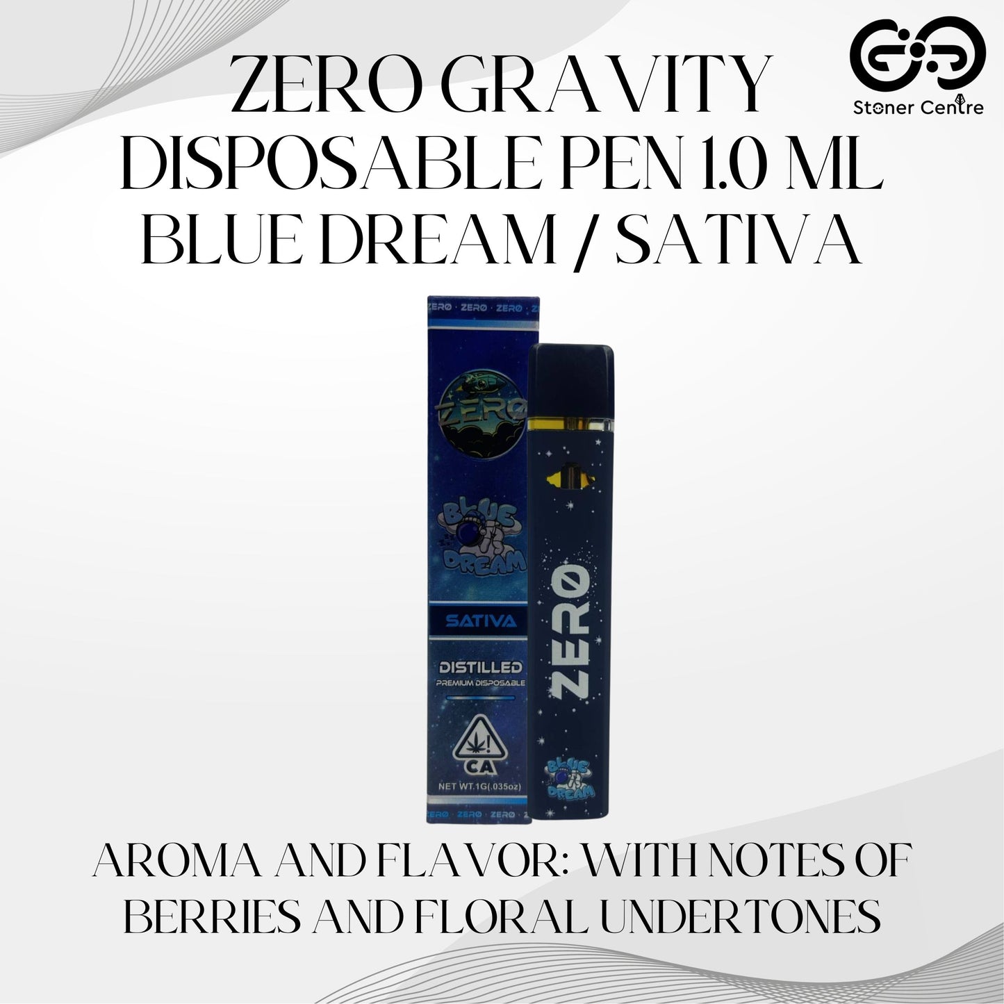 ZERO GRAVITY DISPOSABLE PEN 1.0ML | BLUE DREAM : SATIVA