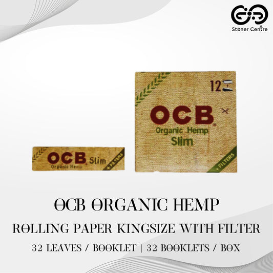 ROLLING PAPER | OCB ORGANIC HEMP KINGSIZE WITH FILTER