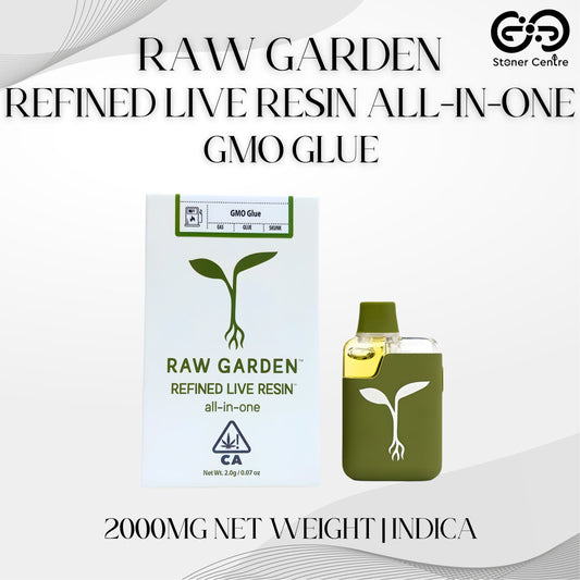 RAW GARDEN - REFINED LIVE RESIN ALL-IN-ONE 2.0ML | GMO GLUE : INDICA