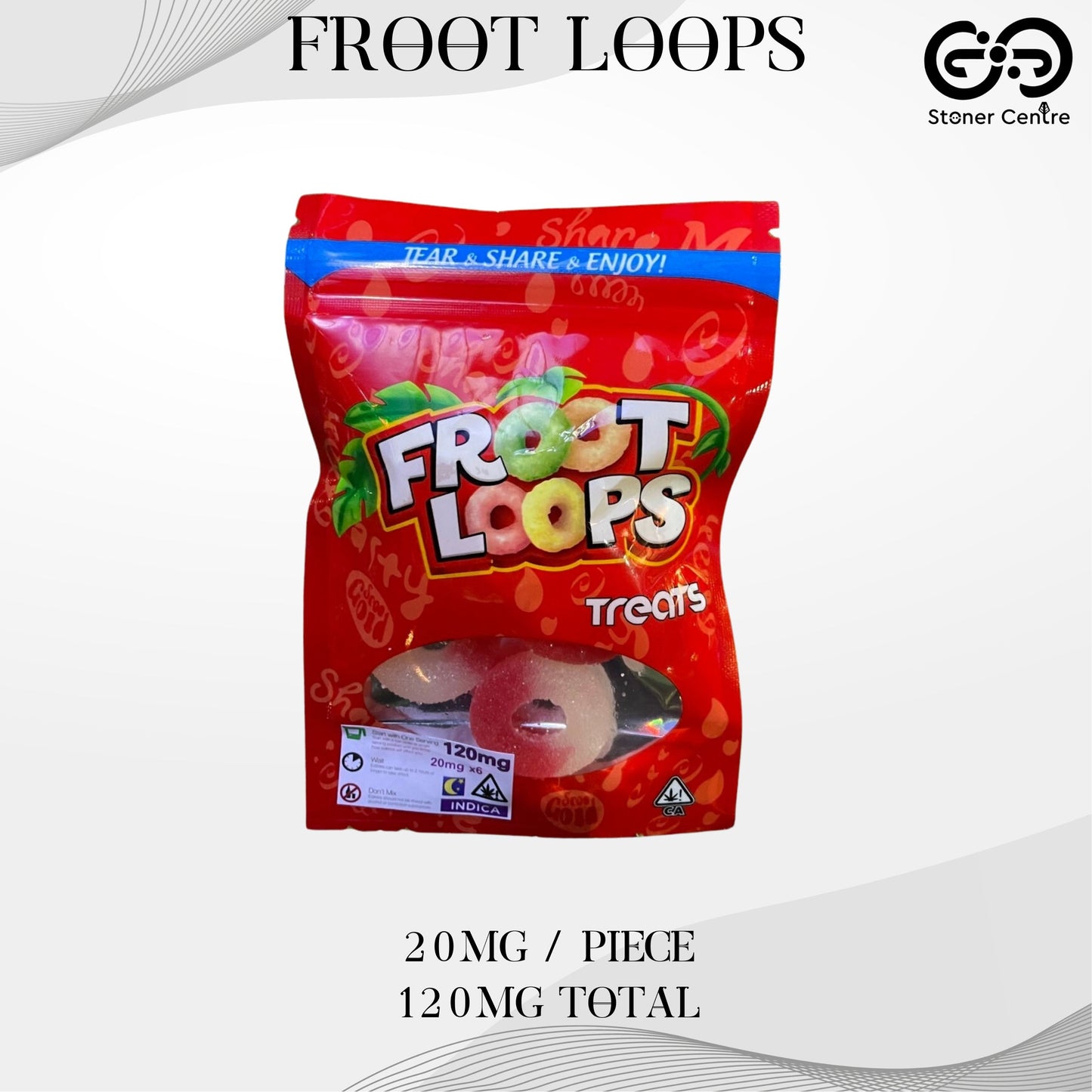 Jelly Froot loops Edibles gummy infused thc snack