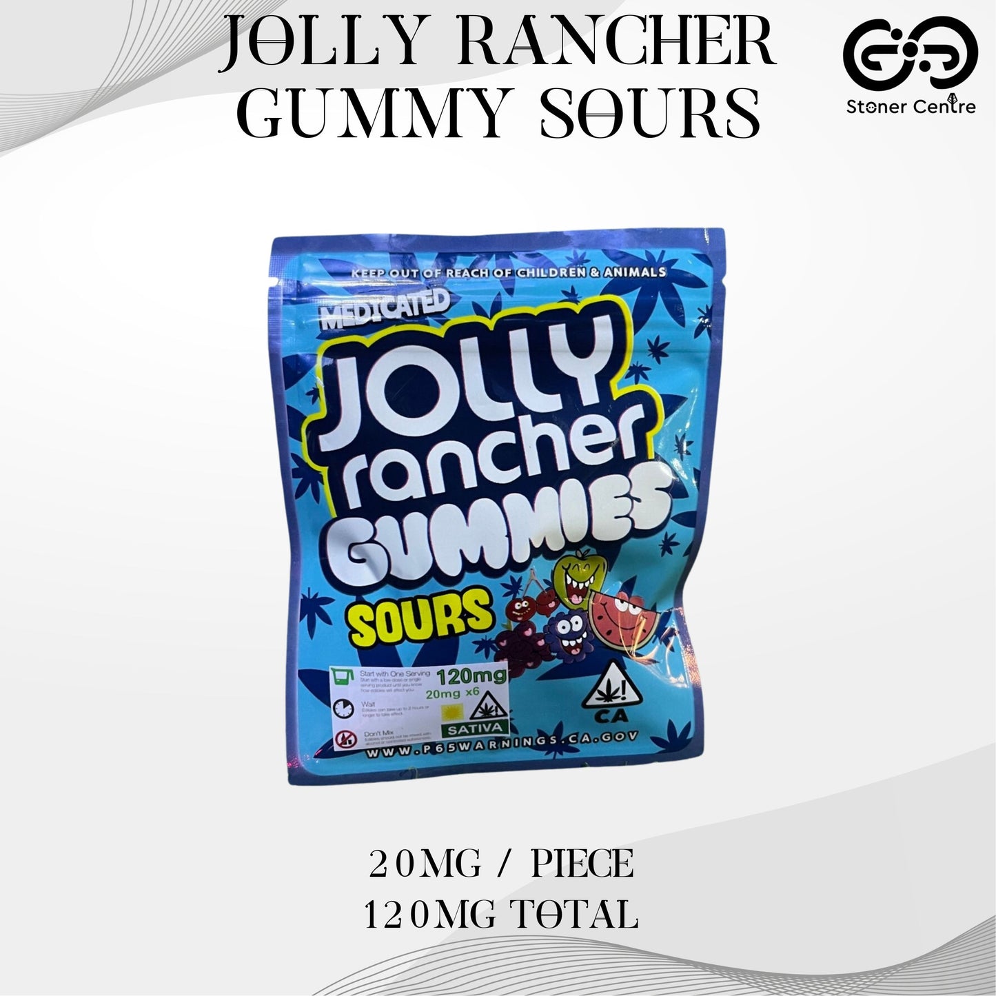 Jolly Rancher Gummy Sours Edibles gummy infused thc snack