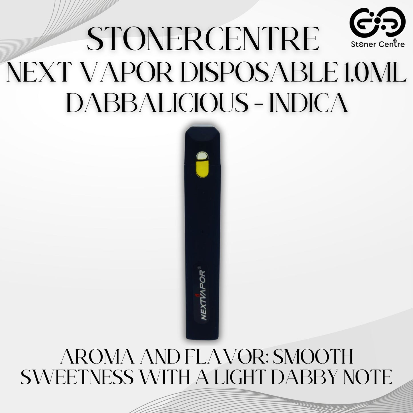 STONERCENTRE | NEXT VAPOR DISPOSABLE 1.0ML | DABBALICIOUS - INDICA