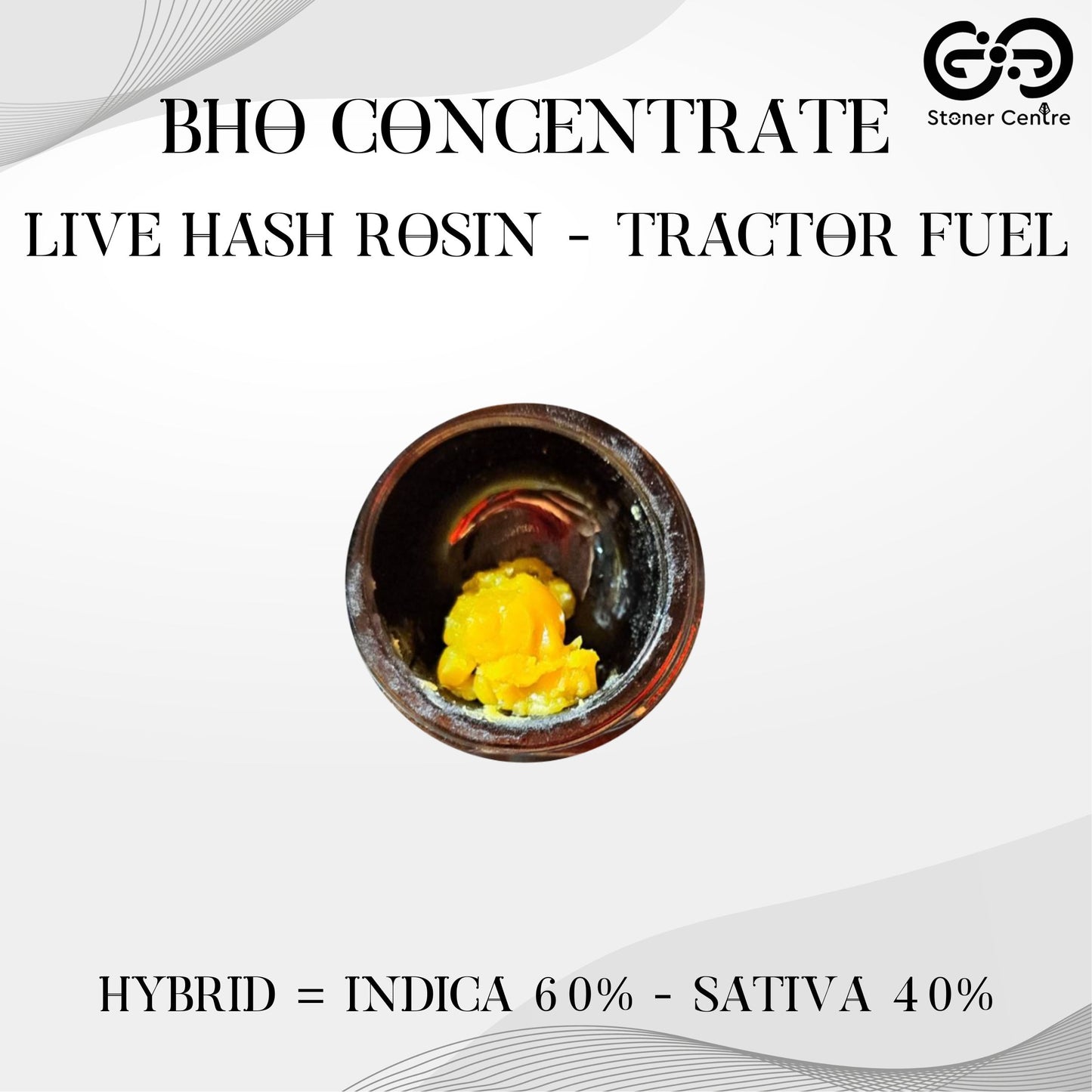 BHO CONCENTRATE | LIVE HASH ROSIN - TRACTOR FUEL