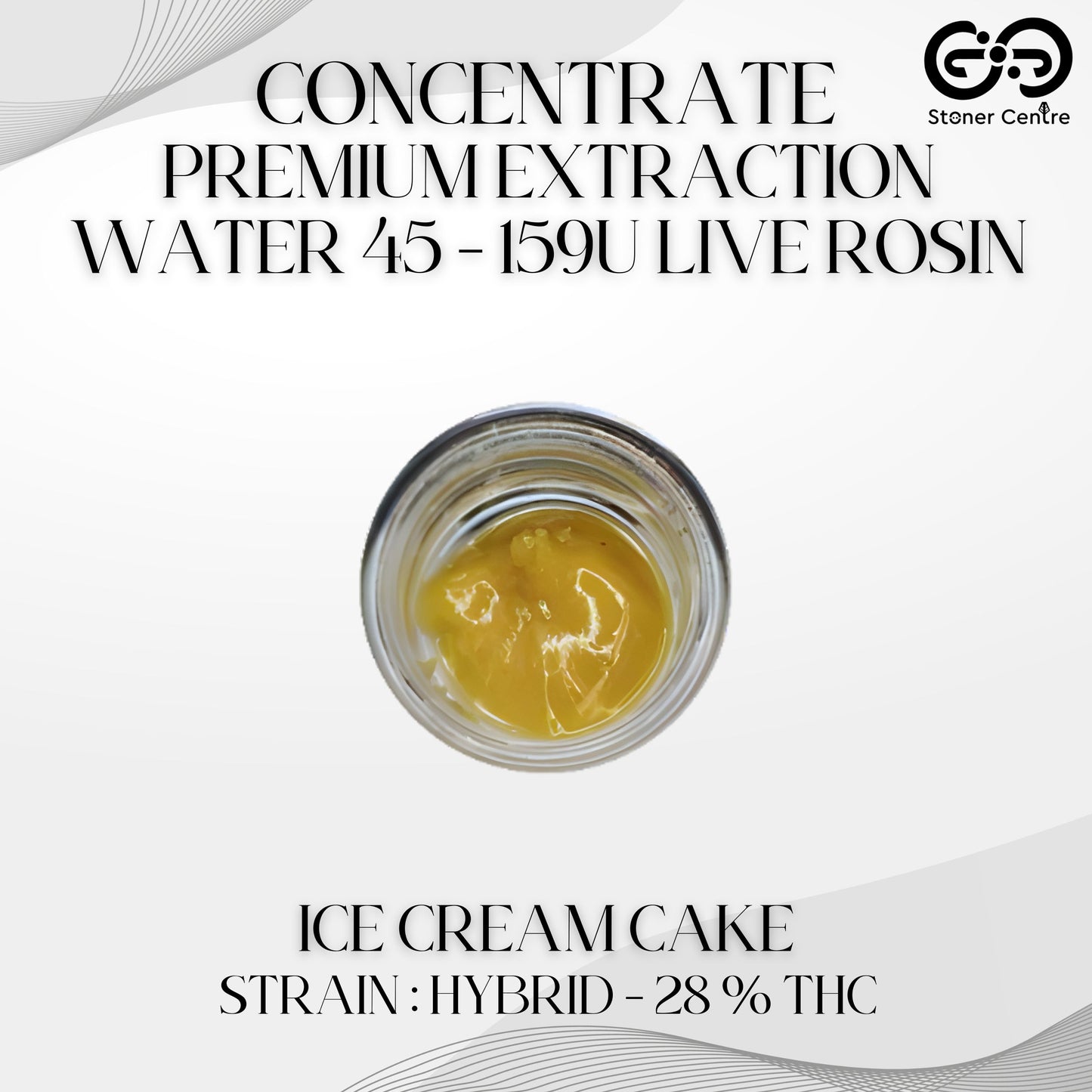 CONCENTRATE - PREMIUM EXTRACTION WATER 45 - 159U LIVE ROSIN | FS TIER 2 - ICE CREAM CAKE