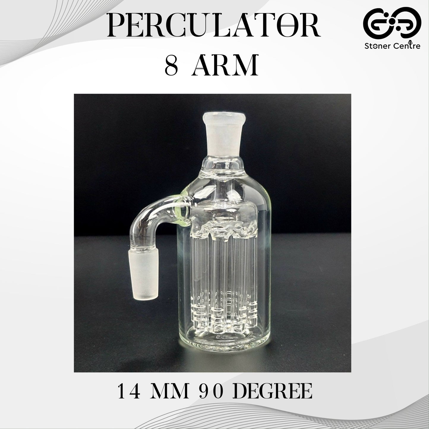 PERCULATOR | 8 ARM PERCULATOR 14 MM 90 DEGREE