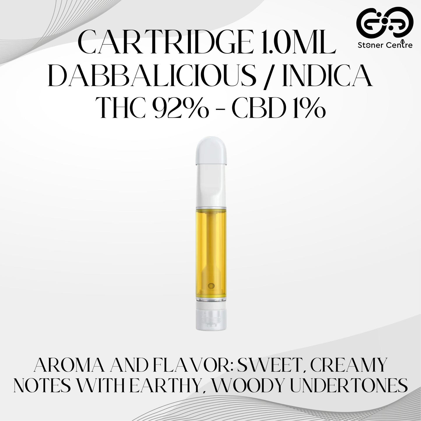 Cartridge 1.0ML | DABBALICIOUS : INDICA (เฉพาะหัวคาร์ทไม่รวมแบต)