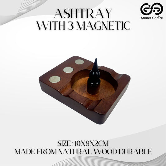 TRAY | ASHTRAY WITH 3 MAGNETIC