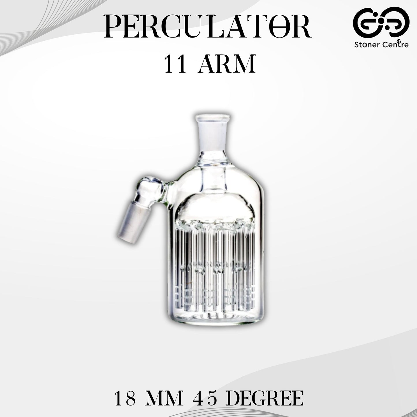 PERCULATOR | 11 ARM PERCULATOR 18 MM 45 DEGREE