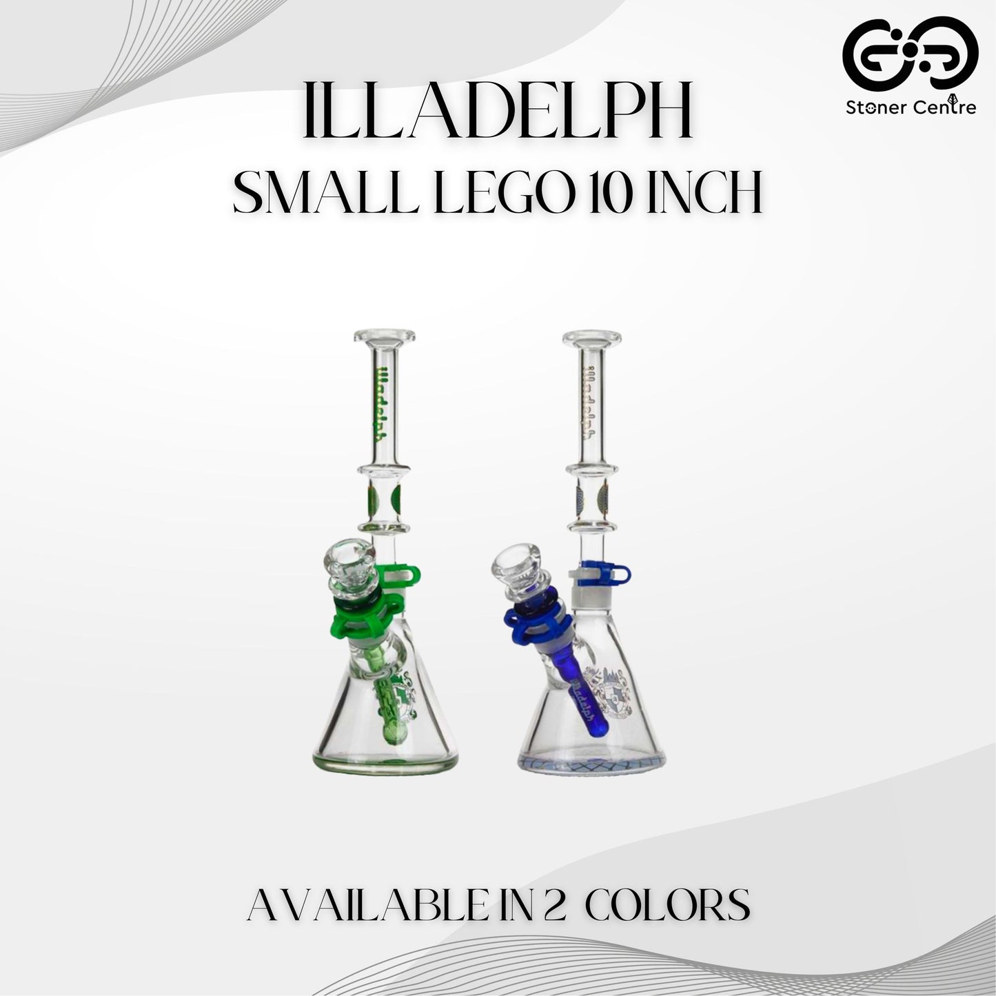 Glass Bong | ILLADELPH SMALL LEGO 10 INCH