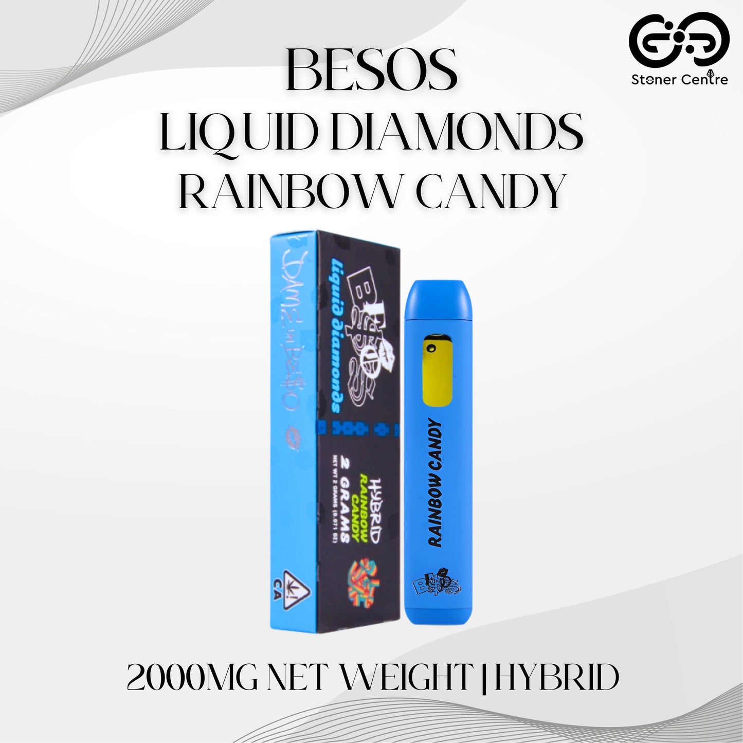 BESOS - LIQUID DIAMONDS 2.0ML | RAINBOW CANDY : HYBRID