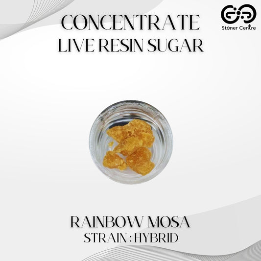 CONCENTRATE | LIVE RESIN SUGAR - RAINBOW MOSA